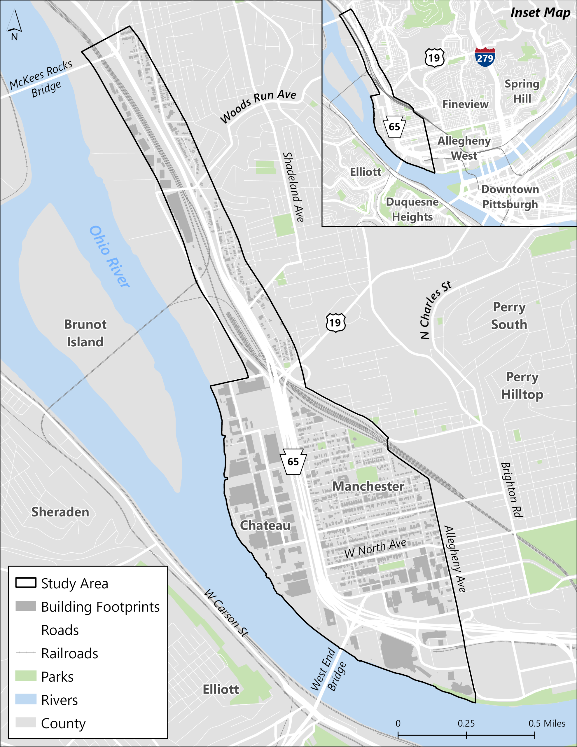 map of study area