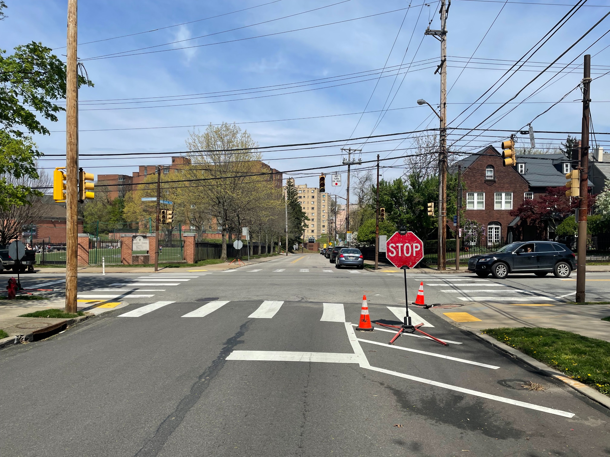 Ellsworth at Amberson existing conditions