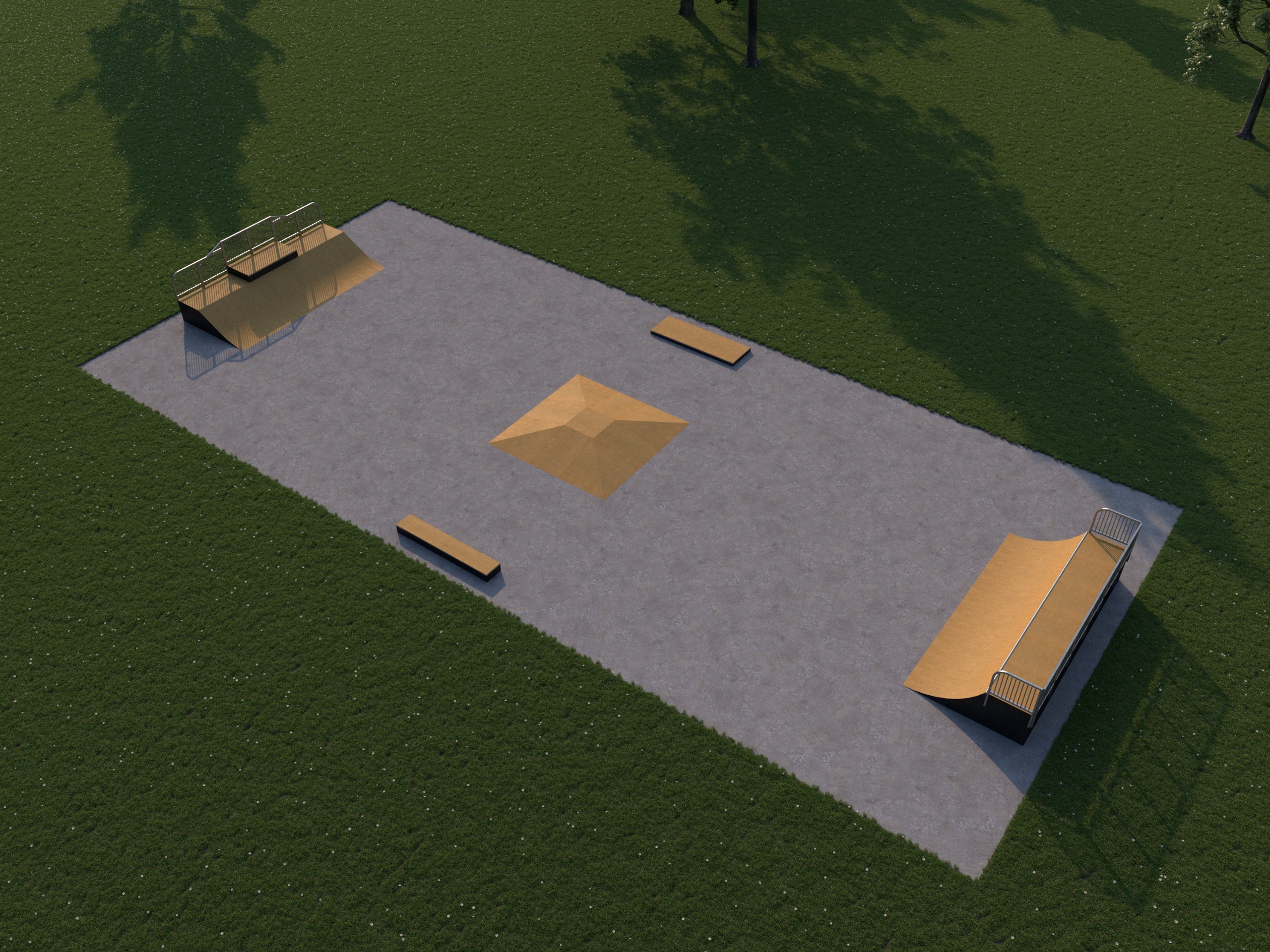 Image of a skatepark 