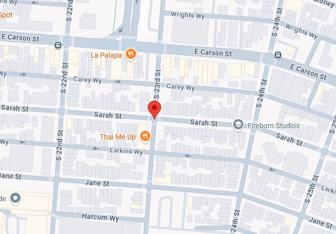 mapped location