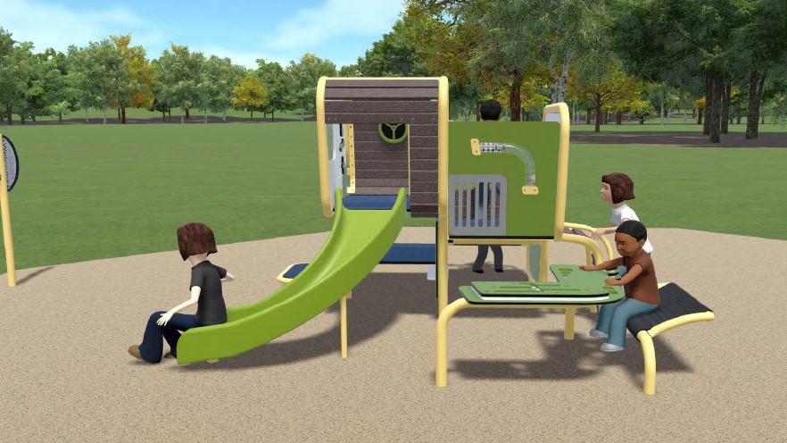 Interactive play equipment for children ages 2-5