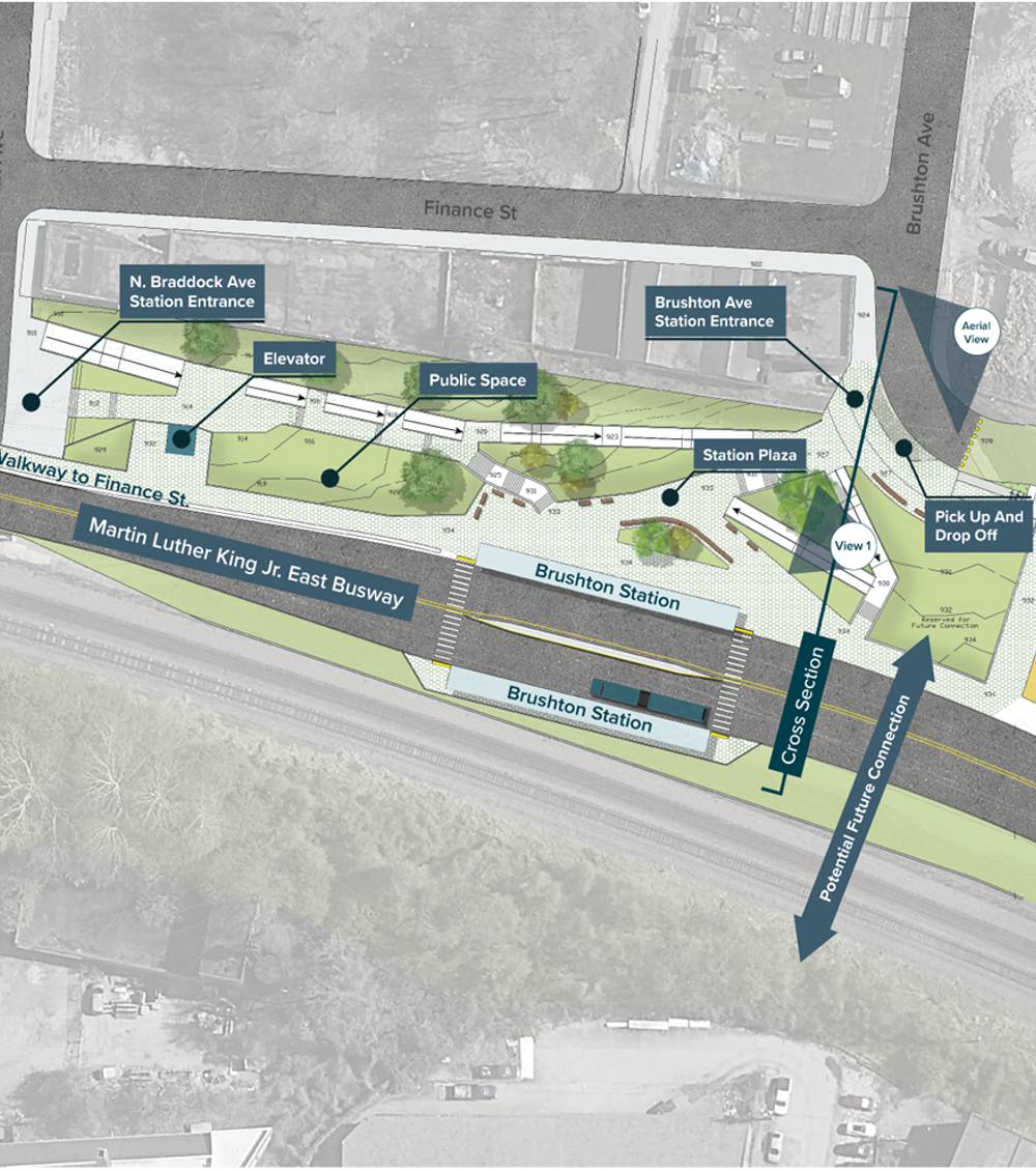Conceptual Design of the Brushton Station Site