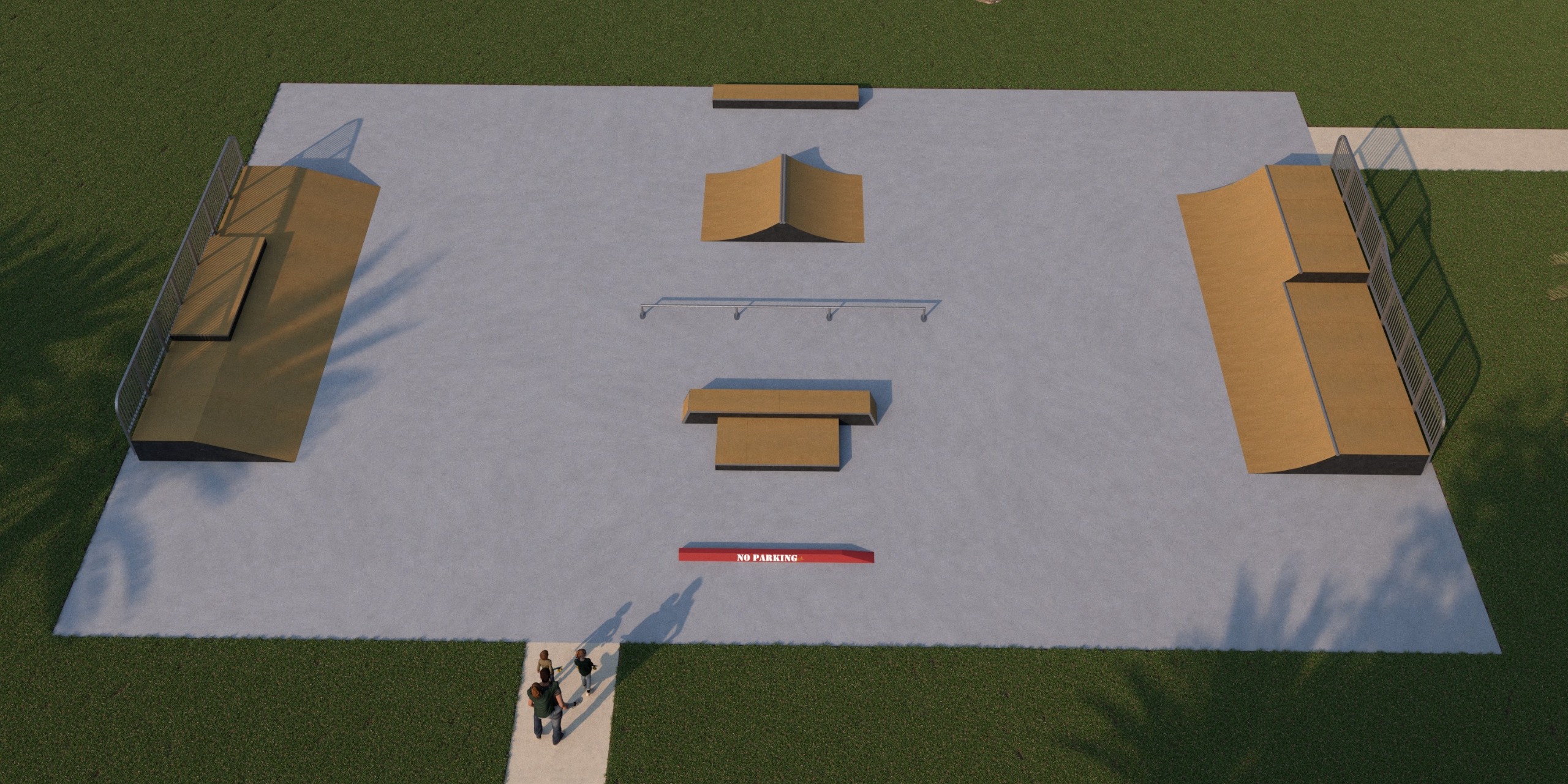 Image of a skatepark 