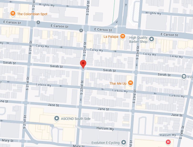 mapped location