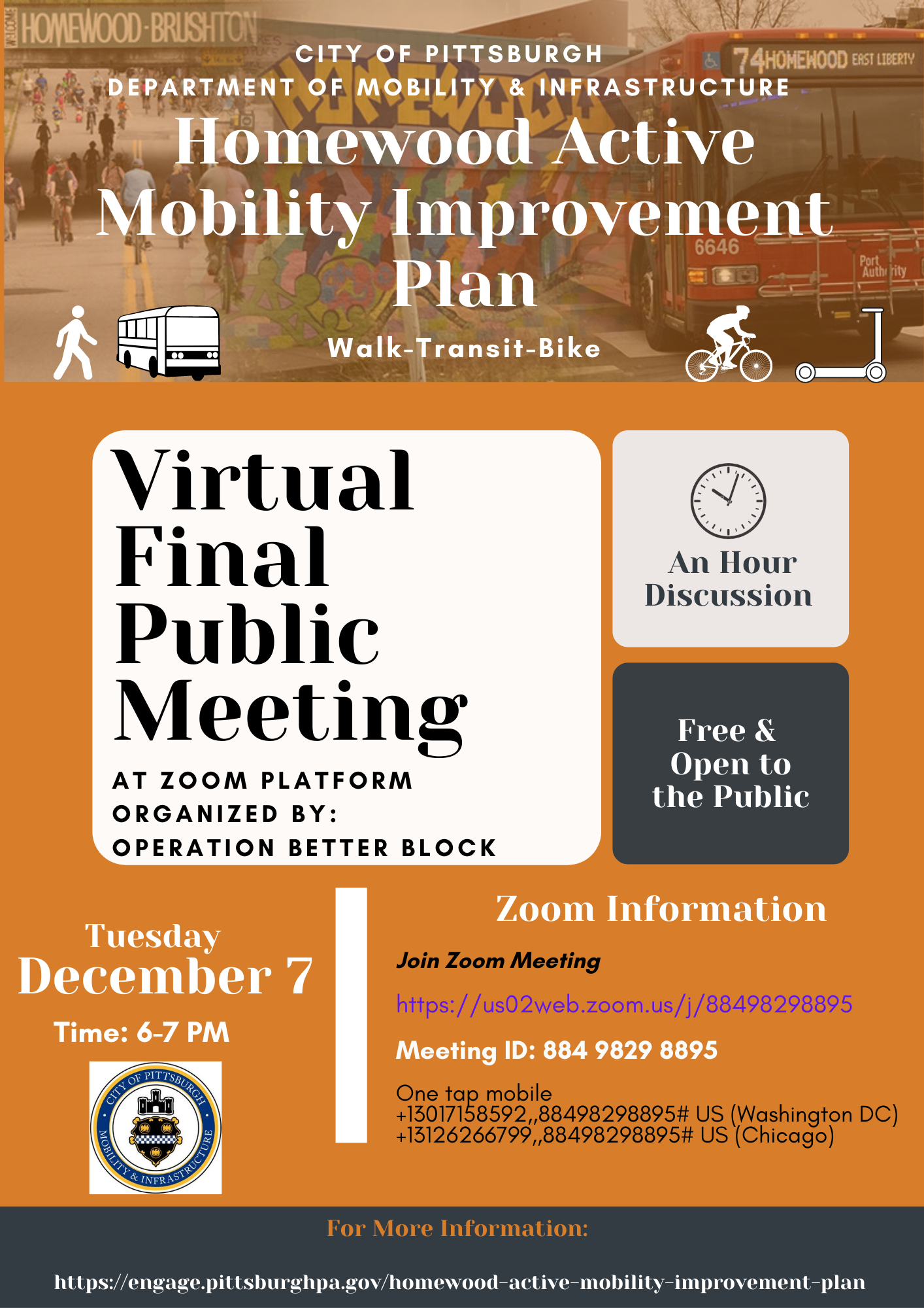 Final public meeting is here!!