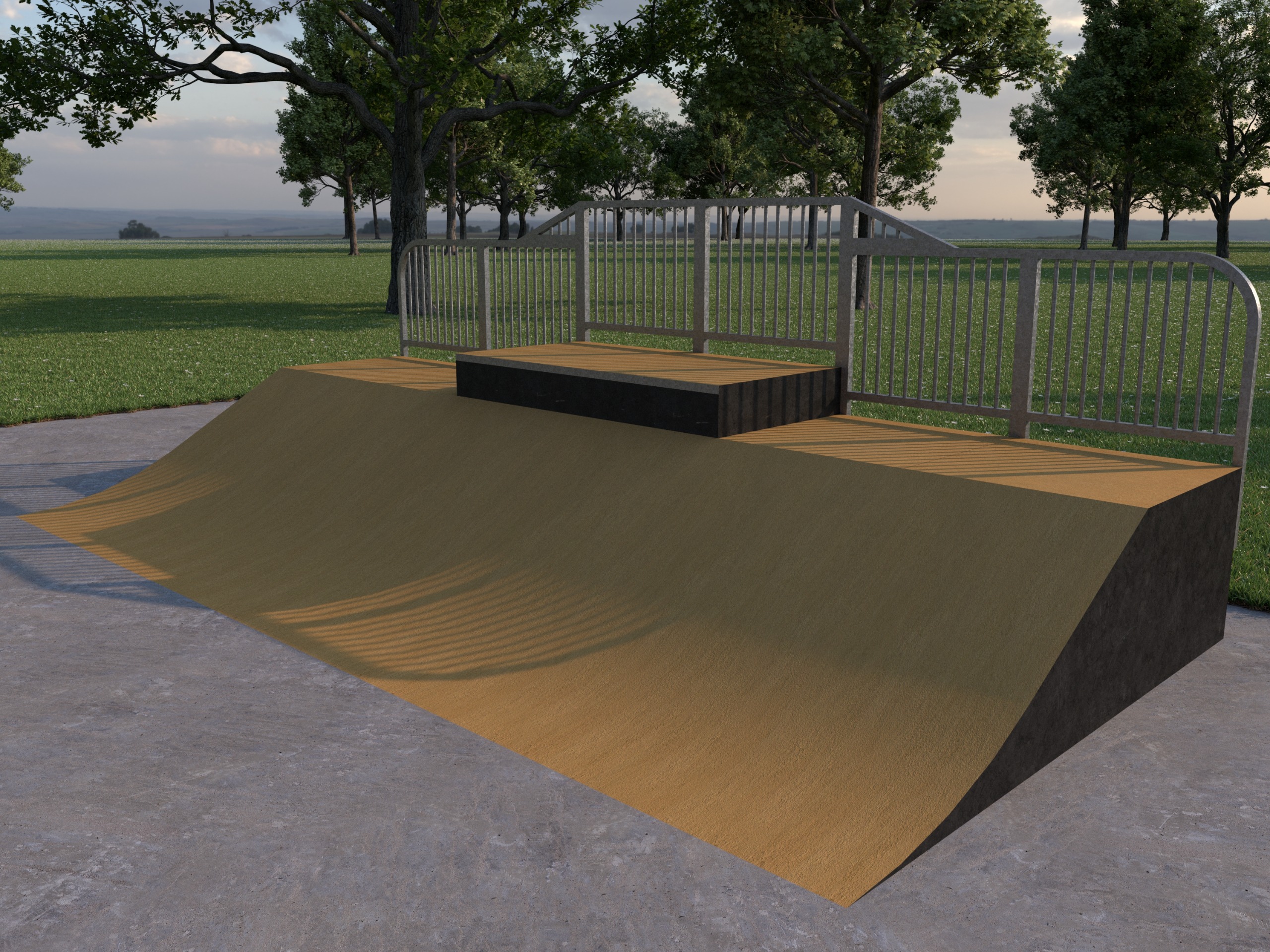 Image of a skatepark 