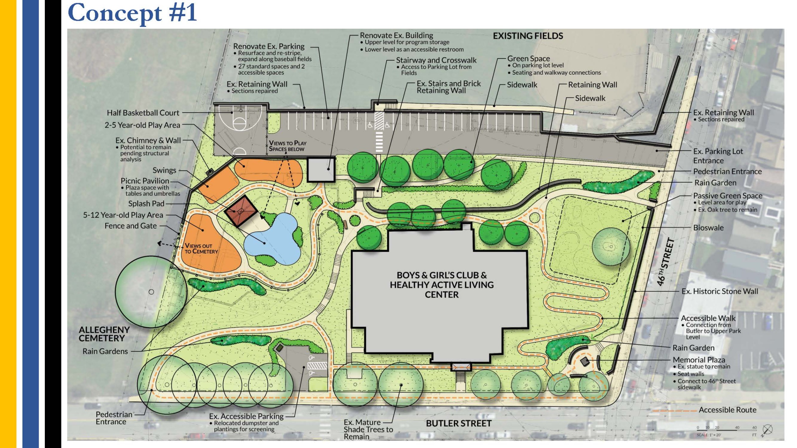 concept drawing of leslie park