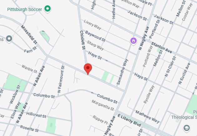 mapped location