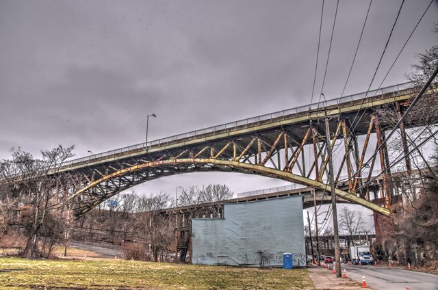 street view of California Ave Bridge