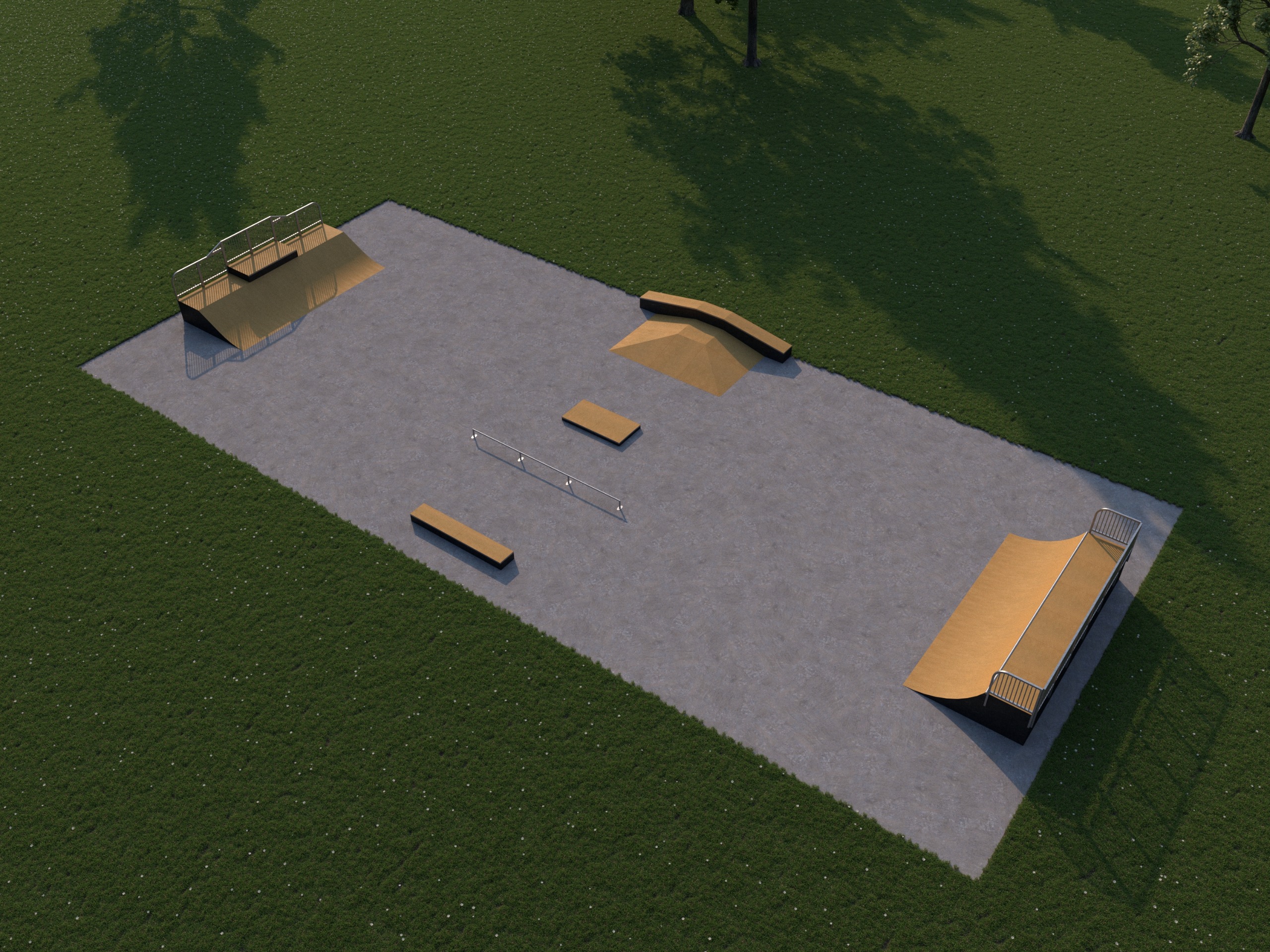 Image of a skatepark 