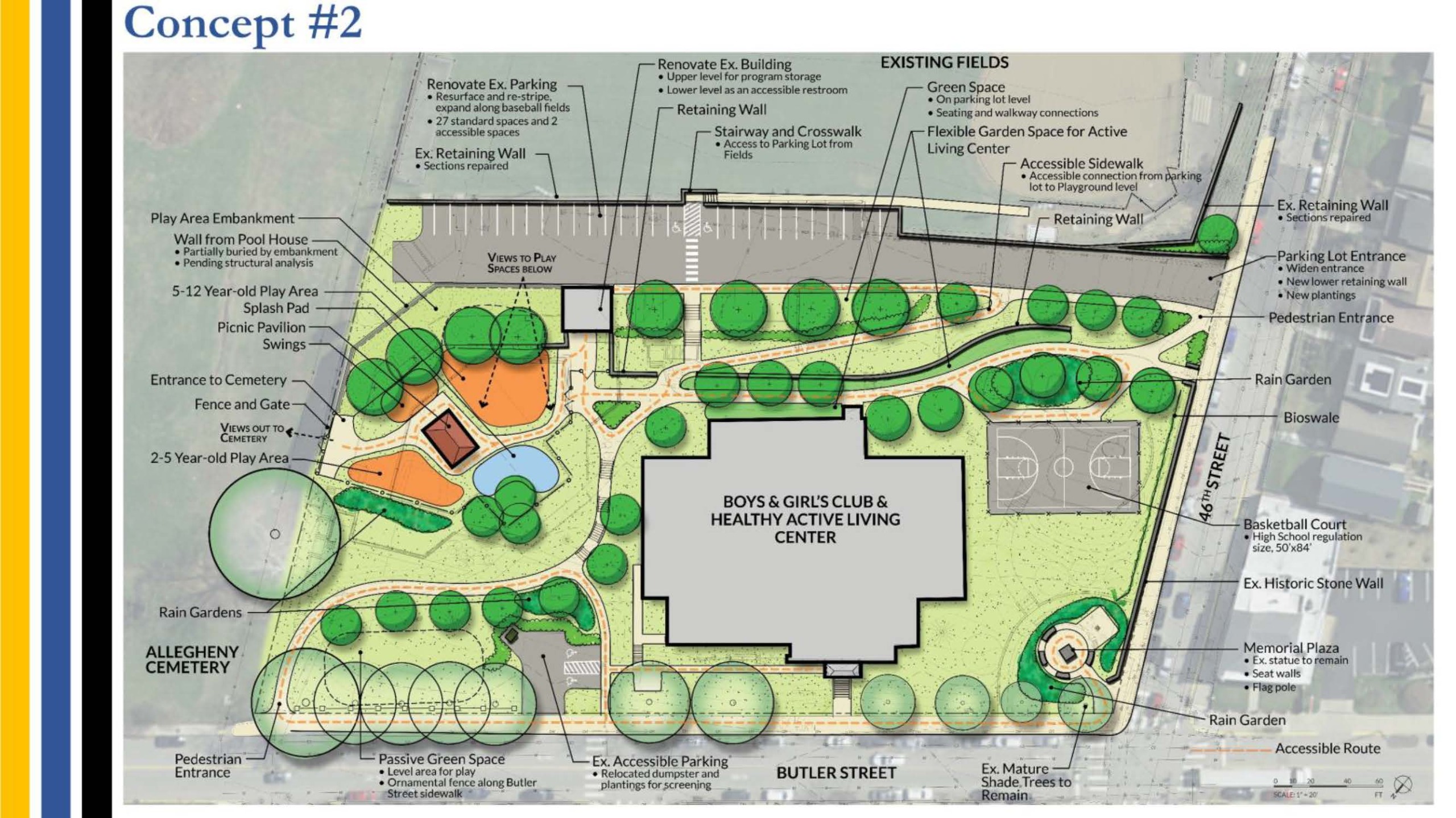 concept drawing of leslie park