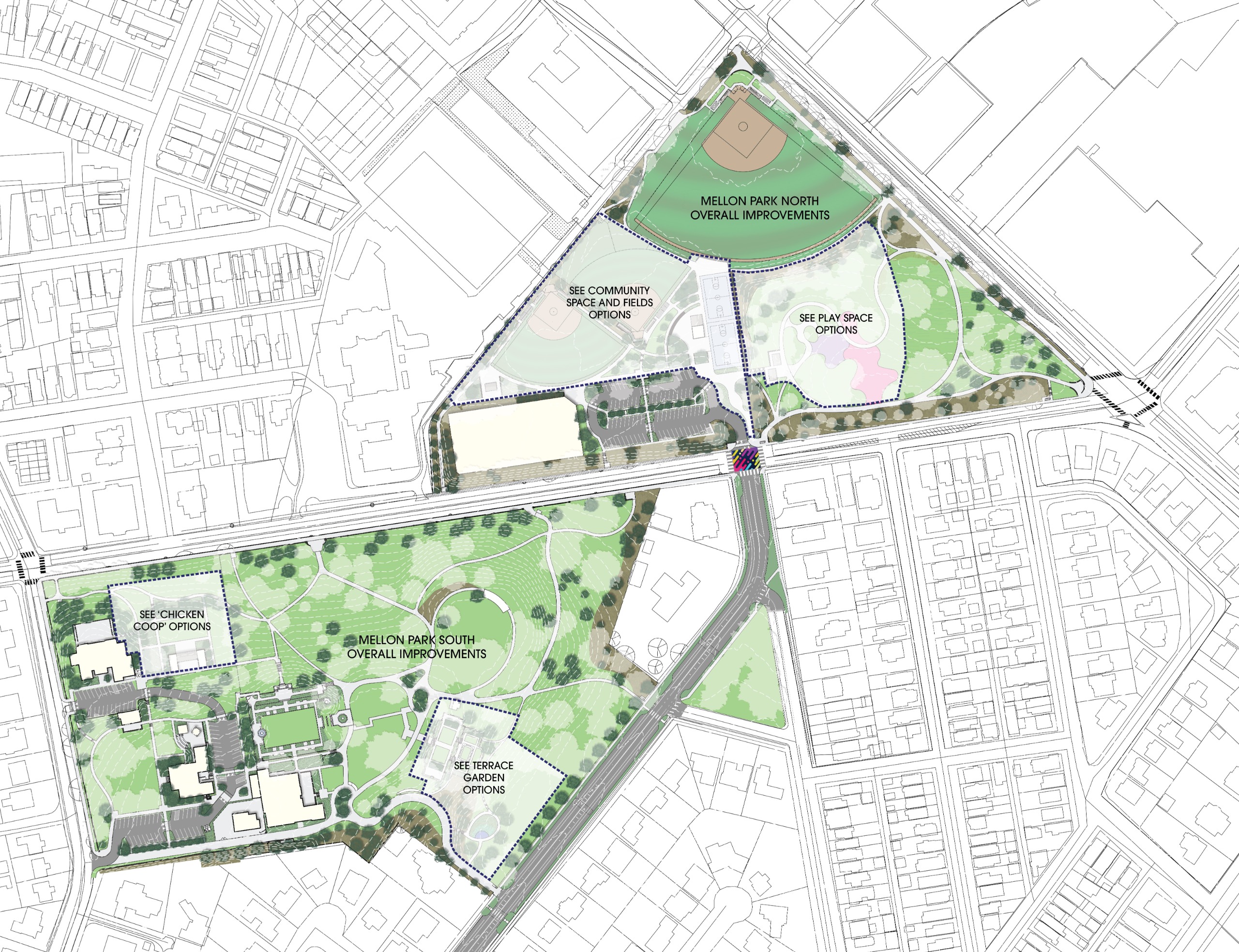 Mellon Park Action Plan Concepts